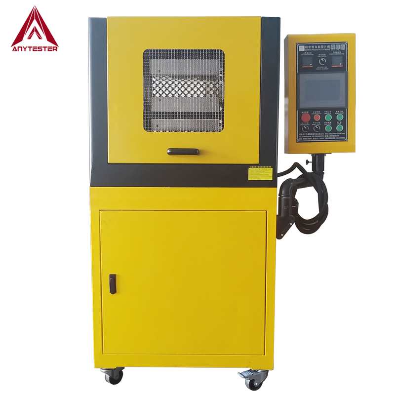 Лабораторный гидравлический пресс AT391 серии с сенсорным экраном.