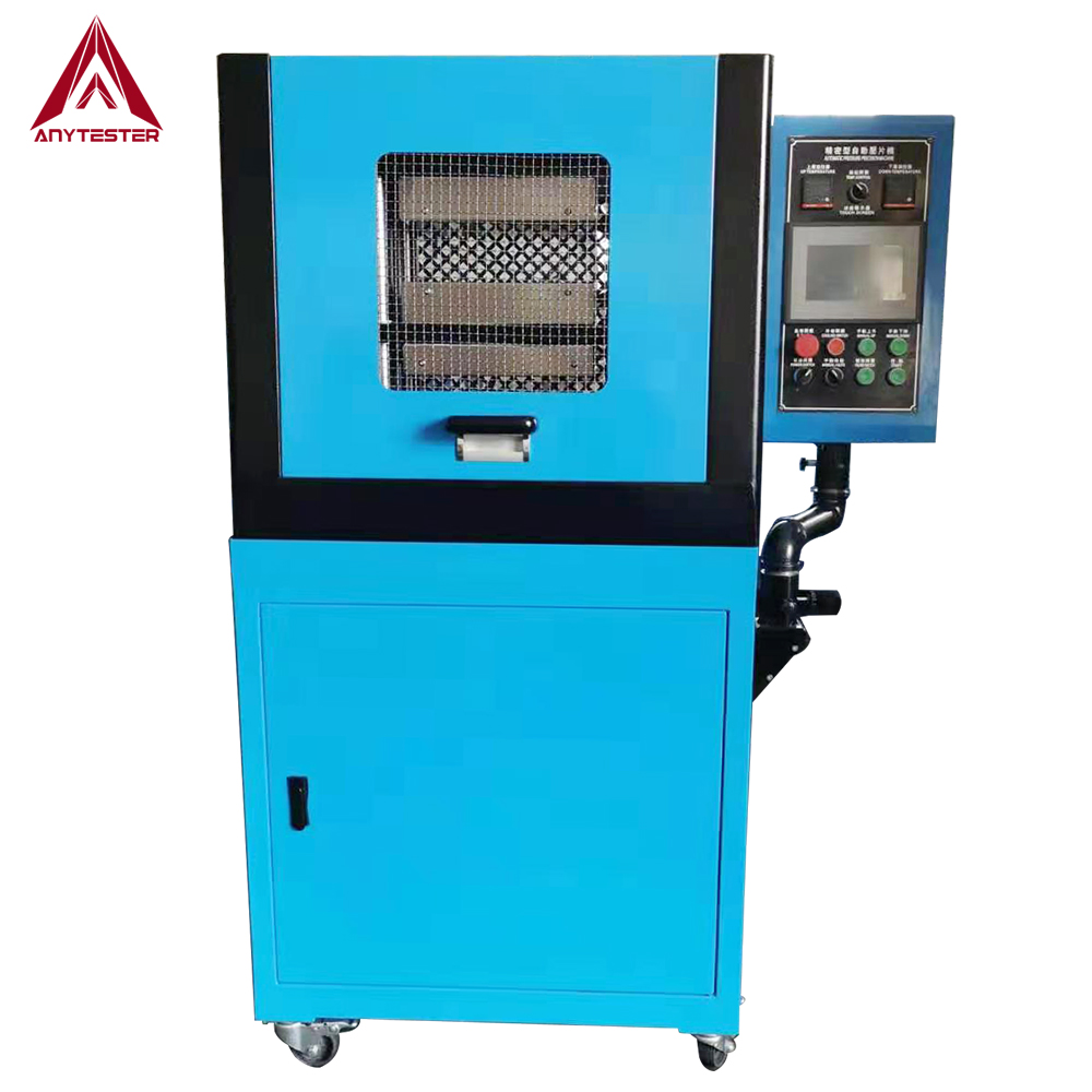 Лабораторный гидравлический пресс AT391 серии с сенсорным экраном.