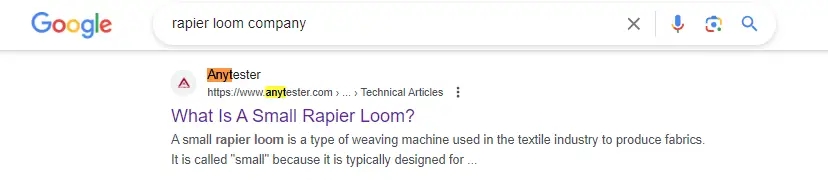 Rapier Loom Company